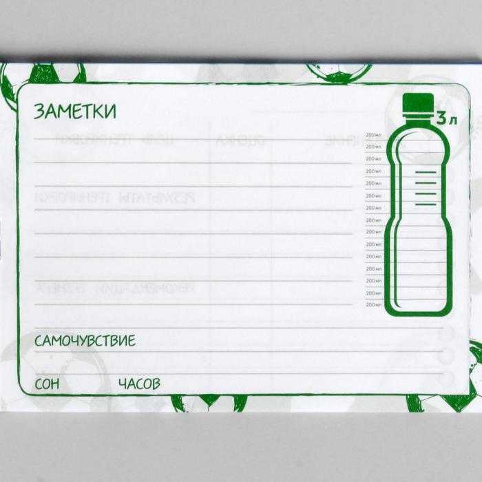 Дневник тренировок «Футбол», 48 листов, 15,3 х 12,4 см