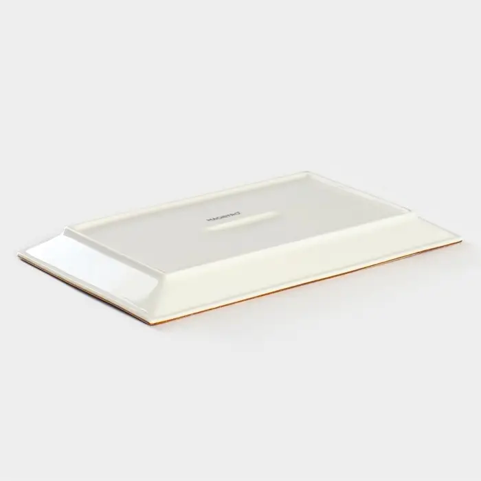 Блюдо сервировочное Magistro «Церера», фарфор, 28×17,5×2 см, белое Блюдо сервировочное Magistro «Церера», фарфор, 28×17,5×2 см, белое