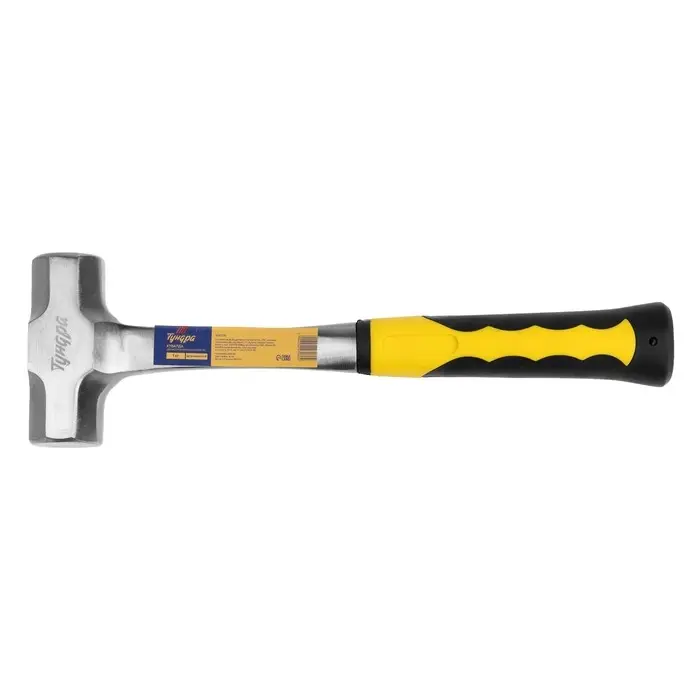 Кувалда ТУНДРА ПРОФИ, цельнокованая, двухкомпонентная рукоятка, 1 кг Кувалда ТУНДРА ПРОФИ, цельнокованая, двухкомпонентная рукоятка, 1 кг