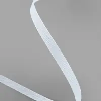 Лента репсовая, 6 мм, 23&plusmn;1 м, белая №01