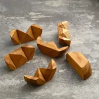 Головоломка из дерева «Шарик», 6 частей, 6×6×6 см