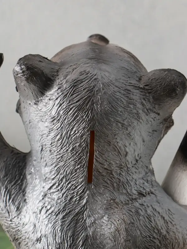 Копилка для денег &laquo;Енот ГАИ&raquo;, 30&times;18&times;16 см, серый