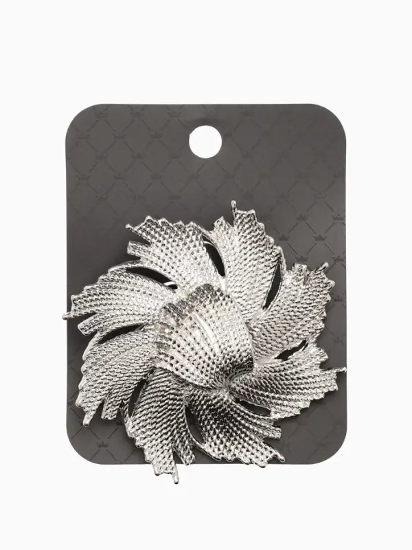 Брошь  Брошь "Солнце", цвет серебро