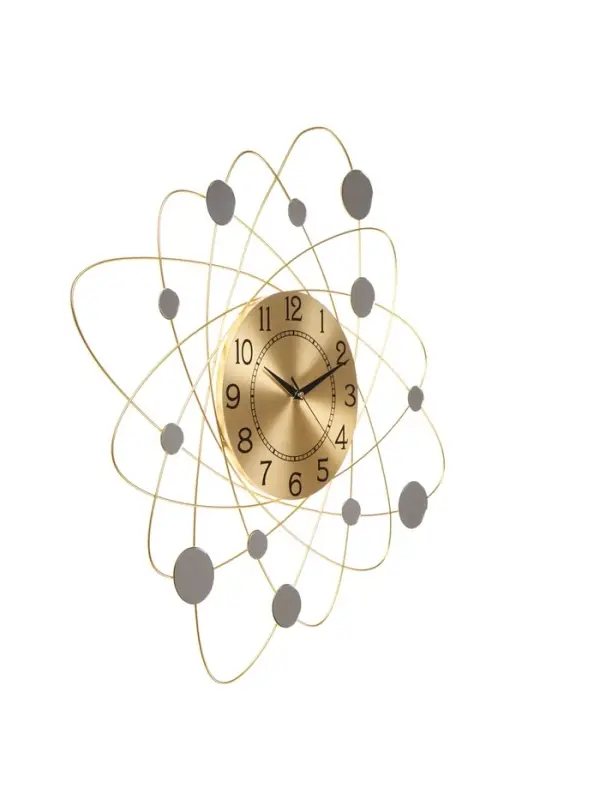 Часы настенные интерьерные &laquo;Носталия&raquo;, серия: Ажур, дискретный ход, d=60 см, циферблат d=22 см, от батарейки 1&times;АА