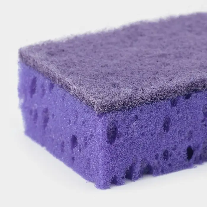 Набор губок для мытья посуды Raccoon &laquo;Версаль&raquo;, 5 шт., 9&times;6.5&times;3.5 см, крупнопористый поролон, фиолетовый
