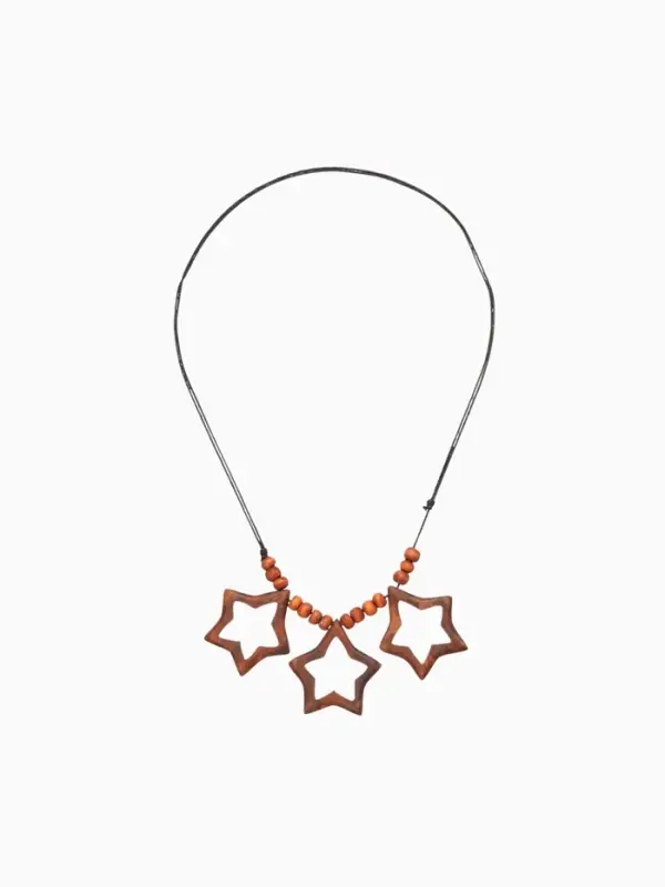 Кулон &laquo;Три звезды&raquo;, дерево соно