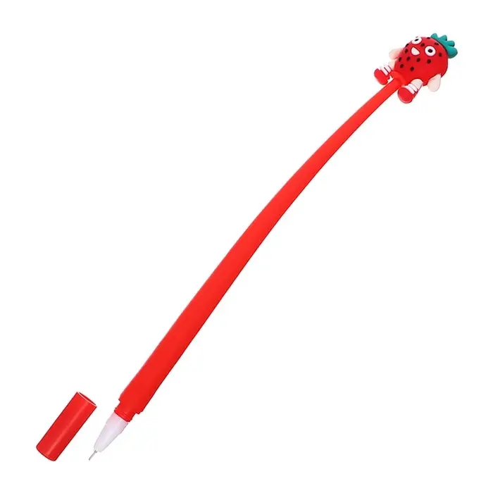 Ручка-прикол Calligrata &laquo;Фрукты&raquo;, синий стержень, гелевая, МИКС