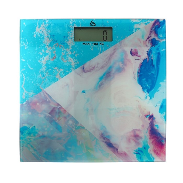 Весы напольные Luazon LVE-020, электронные, до 180 кг, 2хAAА (не в комплекте)