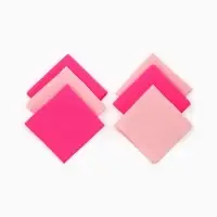 Платки носовые детские &laquo;Крошка Я&raquo; Bright star, 20&times;20 см, набор 6 шт., муслин, 100 % хлопок, розовые