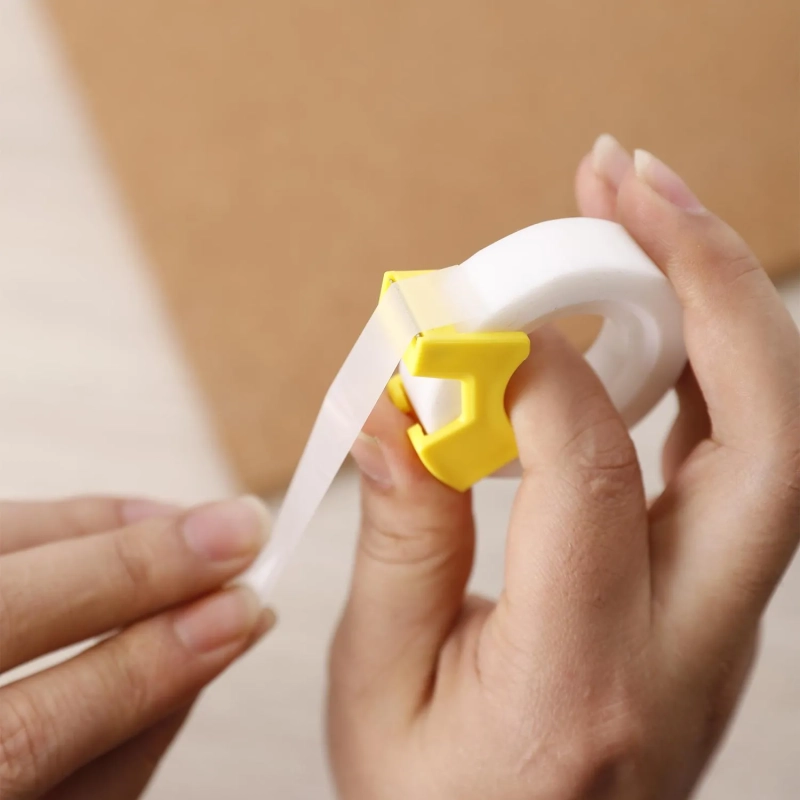 Клейкая лента канцелярская пластиковая,одност,прозр,12 мм x 18,3 м,2 шт