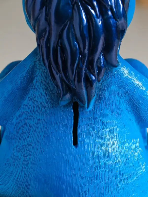 Копилка "Конь с подковой" 24 см, синий