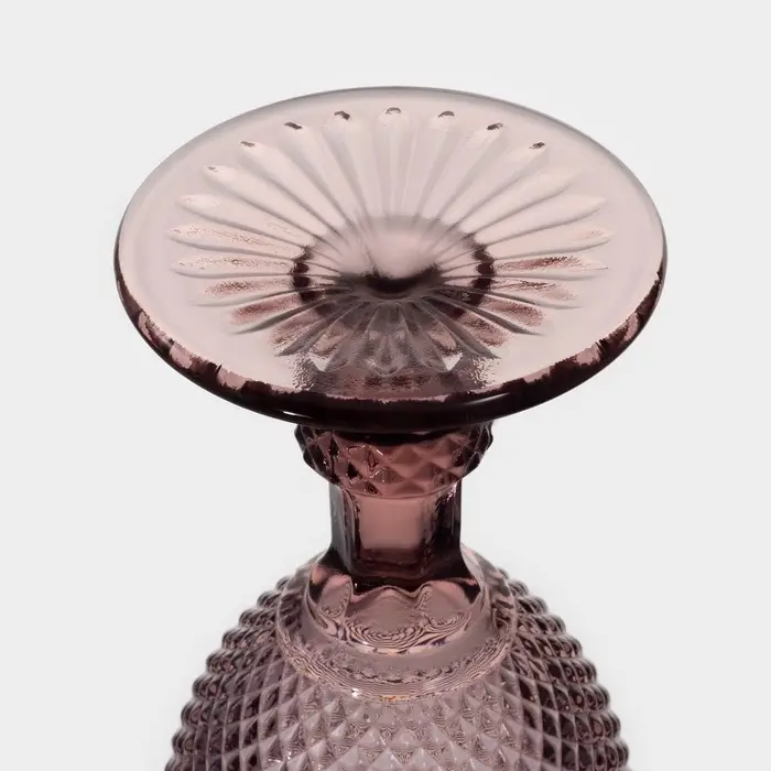 Бокалы для вина Magistro &laquo;Вилеро&raquo;, 280 мл, 8&times;15.5 см, набор 2 шт., стекло, розовые