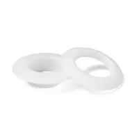 Люверсы для штор, d=15.5/26.5 мм, набор 100 шт., белые