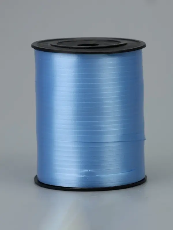 Лента для декора и подарков, голубой, 0,5 см х 500 м