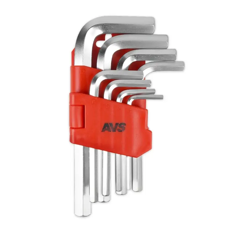 Набор ключей торцевых шестигранных 8 предметов (3-12мм) AVS HKS-8