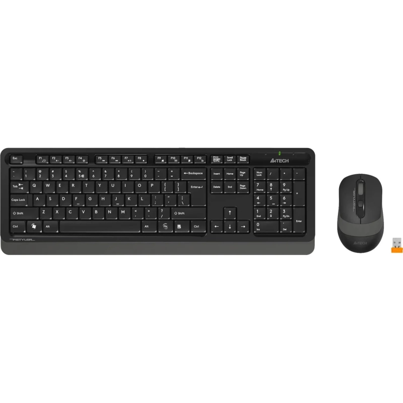 Набор клавиатура+мышь A4Tech Fstyler FG1010 черный/сер USB беспров Multime