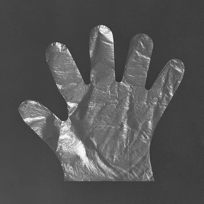 Перчатки одноразовые полиэтиленовые, PE, 0.4 г, размер перчатки 28×13.5 см, 100 шт./уп (50 пар) Перчатки одноразовые полиэтиленовые, PE, 0.4 г, размер перчатки 28×13.5 см, 100 шт./уп (50 пар)