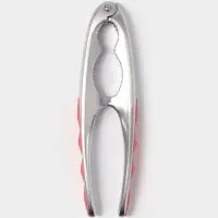 Орехокол Доляна Redline, 4.2&times;1.7&times;15.5 см, нержавеющая сталь, красный