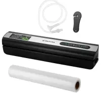 Вакууматор BRAYER 5072BR, 120 Вт, 3 л/мин, 0.65 бар, ширина пакета 29 см, чёрный Вакууматор BRAYER 5072BR, 120 Вт, 3 л/мин, 0.65 бар, ширина пакета 29 см, чёрный