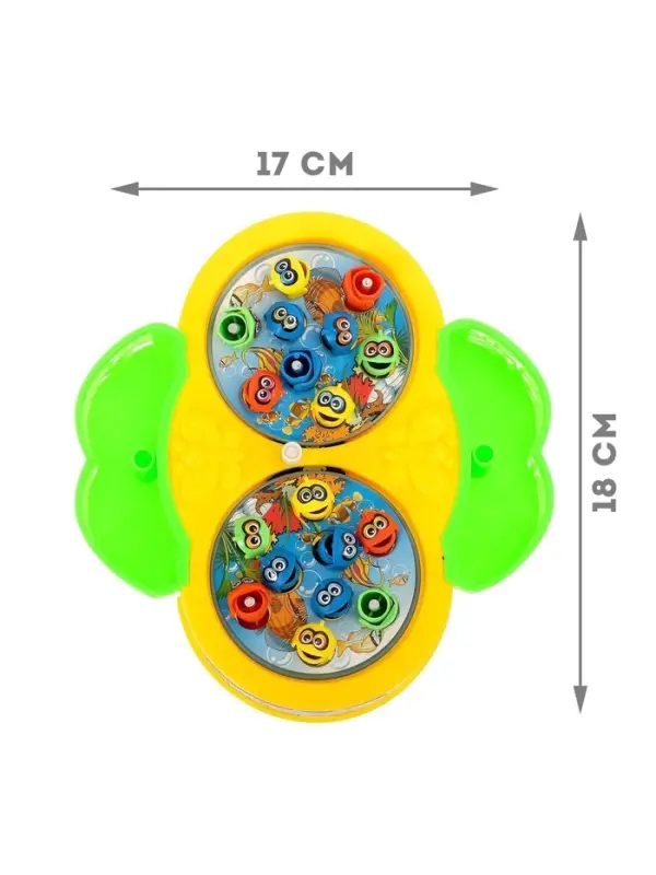 Рыбалка &laquo;Бабочка&raquo;: 18 рыбок, 2 удочки, заводная, МИКС