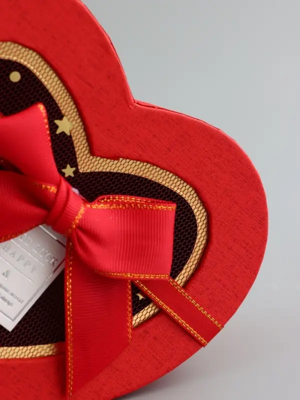 Набор коробок 3 в 1 сердца 22 х 20 х 9;  18.5 х 17 х 7.5; 16 х 14 х 6 см