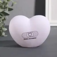 Фигурка световая RISALUX &laquo;Сердце. Пластырь&raquo;, LED-ночник, 3хLR44, 8&times;11&times;7 см