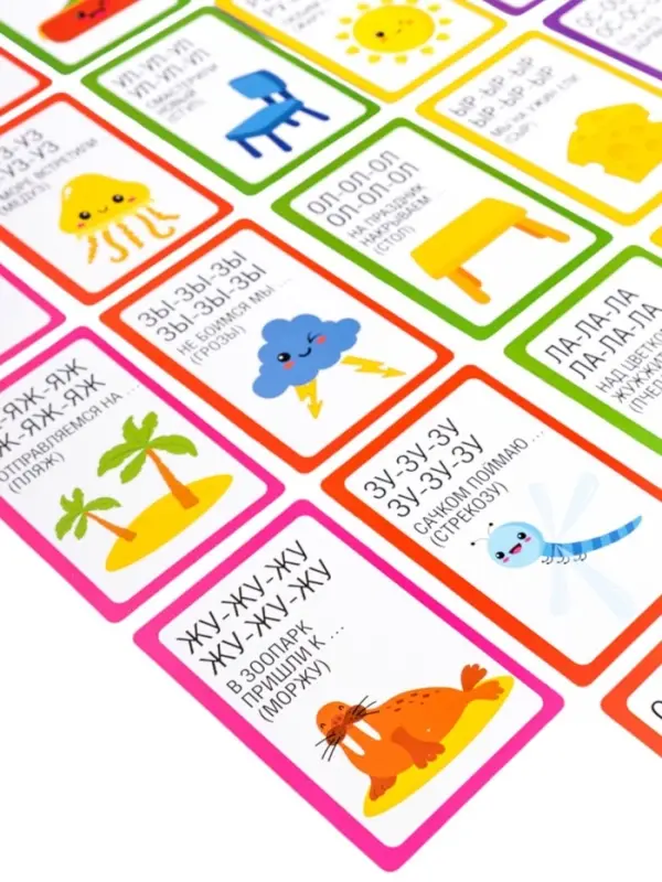 Настольная логопедическая игра Десятое Королевство &laquo;Лого-Рифмы. Говори правильно&raquo;, 28 карточек