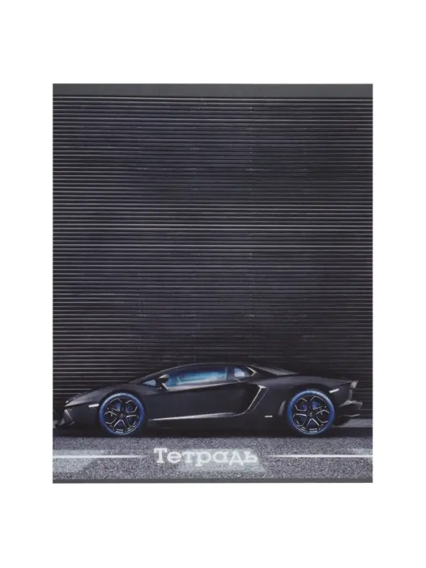 Набор тетрадей, 48 листов в клетку, Calligrata &laquo;Авто&raquo;, серые листы, 5 штук