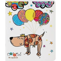 Тетрадь общая А5 ,48л, клетка,скрепка, КАРАМЕЛЬ NEW, 5 шт в уп,7-48-541/5