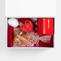 Набор Heart Warmer, красный, размер L/XL