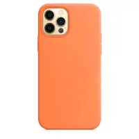 Чехол iPh 12 Mini Silicon Case под  Kumquat (c LOGO)
