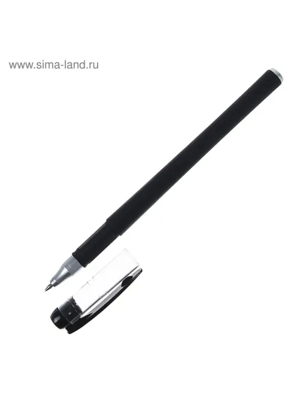 Ручка гелевая Calligrata, чёрный стержень, узел 0.5 мм, покрытие Soft-touch