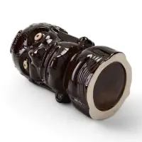 Стакан для коктейлей &laquo;Тики&raquo;, 550 мл, унга джунга, керамика, чёрный