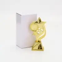 Статуэтка наградная &laquo;Звёзды&raquo;, пластиковая, 16.5 см, цвет золотой