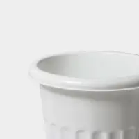 Ваза для цветов, 5 л, d=21 см, h=47 см, пластиковая, белая