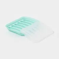 Форма для выпечки и приготовления сосисок Доляна, 6 ячеек, с крышкой, 17.5×13.5,2.8 см, силикон, бирюзовый Форма для выпечки и приготовления сосисок Доляна, 6 ячеек, с крышкой, 17.5×13.5,2.8 см, силикон, бирюзовый