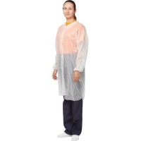 Халат на липучке (25гр) XL белый, Р142110П20Л3ЦБХ (10 шт./уп.)