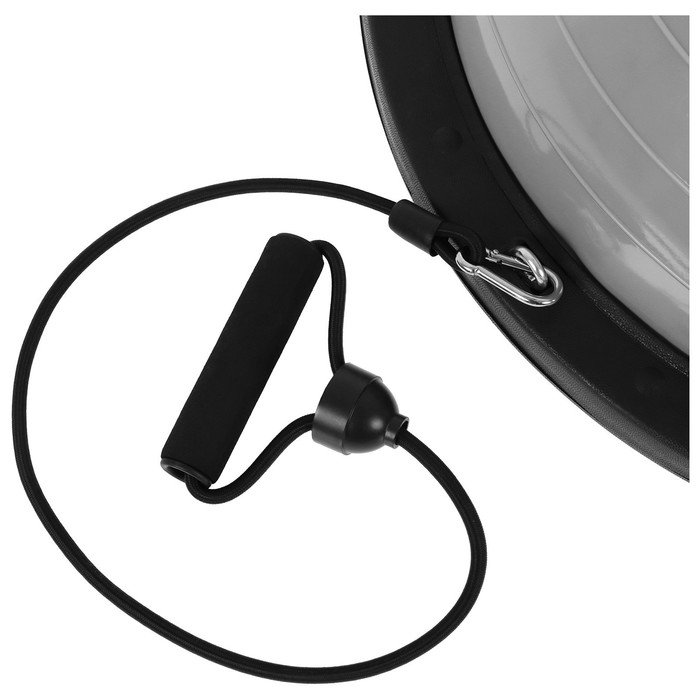 Полусфера BOSU гимнастическая ONLYTOP, с насосом, 58 х 25 см, цвет серый Полусфера BOSU гимнастическая ONLYTOP, с насосом, 58 х 25 см, цвет серый