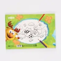 Альбом для рисования А4, 24 листа 90 г/м&sup2;, на скрепке, &laquo;Смешарики&raquo;