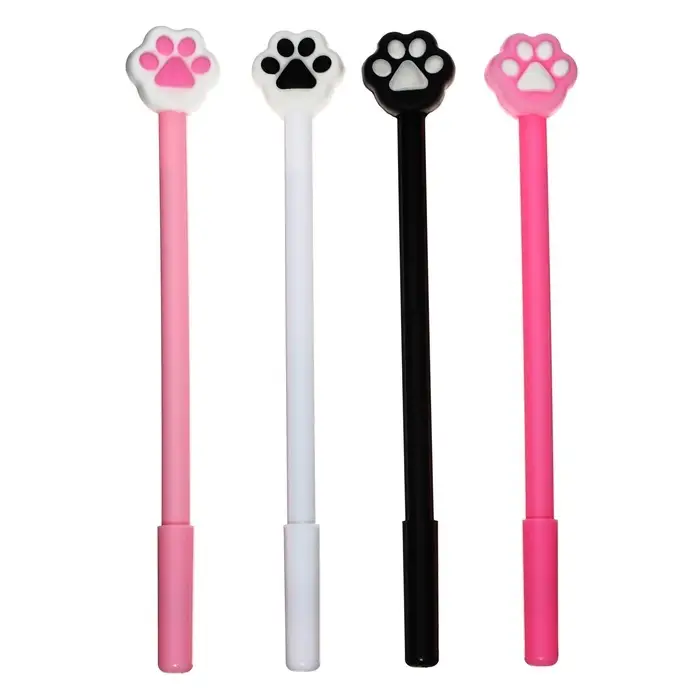 Ручка-прикол Calligrata &laquo;Кошачья лапка&raquo;, чёрный стержень, гелевая, МИКС