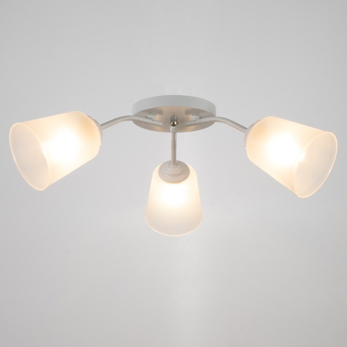 Люстра Люстра "Онлайн" (цилиндр) 3х15Вт Е27 МОДЕЛЬ: BR 00200 белый/прозрачный