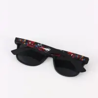 Очки солнцезащитные детские черные "Супергерой", UV 400, дужка 12,8 см, линза 4.5х3.5 см