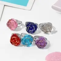 Кольцо &laquo;Выбражулька. Розочка&raquo;, МИКС, безразмерное