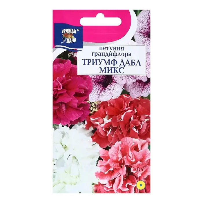 Семена цветов Петуния  Семена цветов Петуния "Триумф Дабл", микс, F1, 0,01г