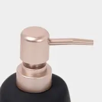 Набор для ванной SAVANNA Soft, 2 предмета, мыльница, стакан, чёрный