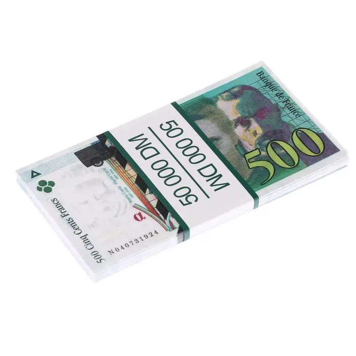 Пачка купюр Пачка купюр "500 французских франков"