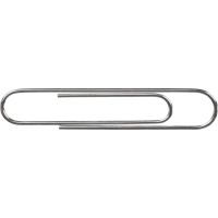 Скрепки КОМУС оцинкованные, 50 мм, негофрированные, 100 шт/уп