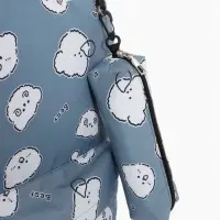 Рюкзак школьный &laquo;Мишки&raquo; для девочки, с пеналом, 3 кармана, 28&times;12&times;43 см, серый