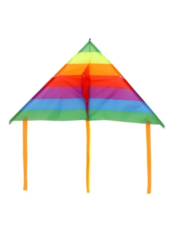 Воздушный змей Funny toys &laquo;Цветные полоски&raquo;, с леской