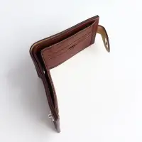 Портмоне мужское &laquo;Бадр&raquo;, 2 отделения, на магните, коричневое